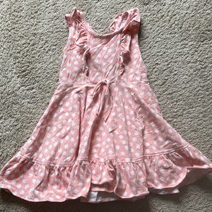 Polka dot swing dress